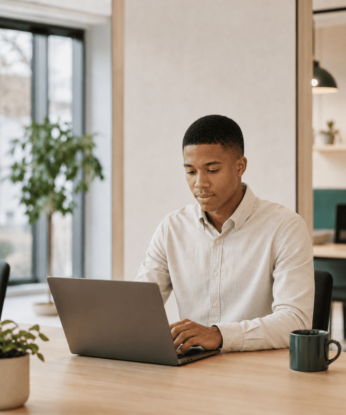 Werkstudent im Büro